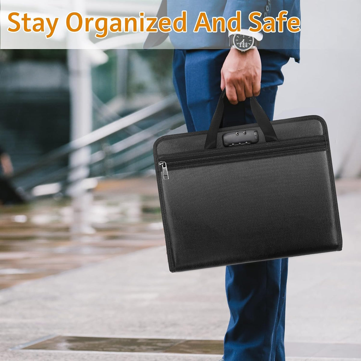 Important Document Organizer Folio Accordion File Organizer