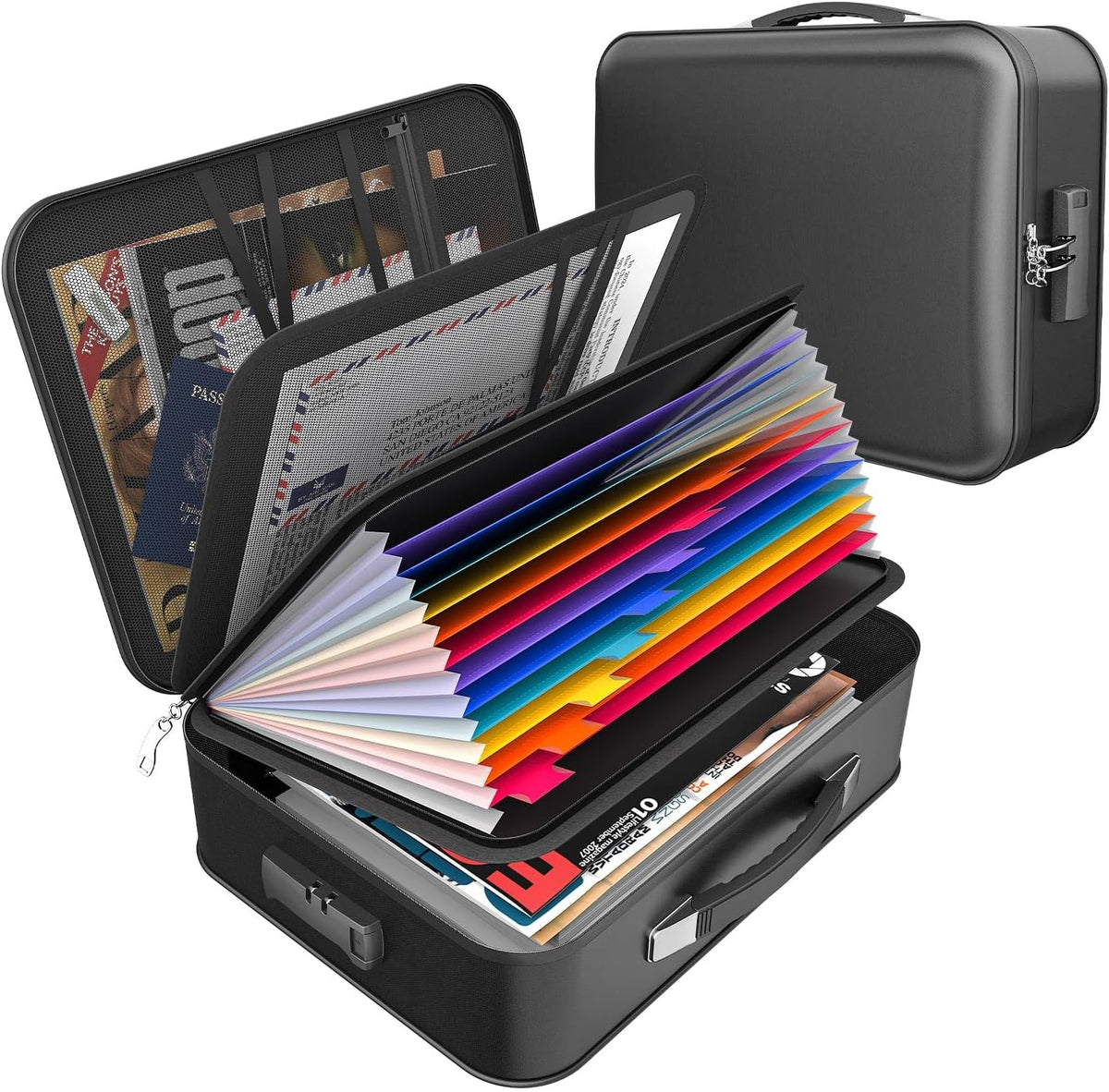 Important Document Organizer Folio Accordion File Organizer