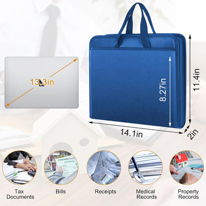 Important Document Organizer Folio Accordion File Organizer