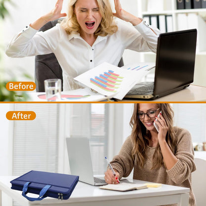Important Document Organizer Folio Accordion File Organizer
