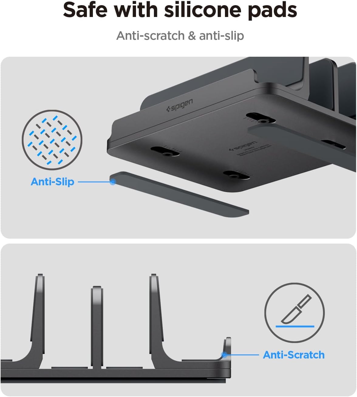 Vertical Laptop Stand Holder for Desk