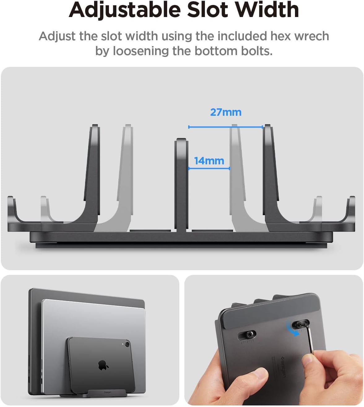 Vertical Laptop Stand Holder for Desk