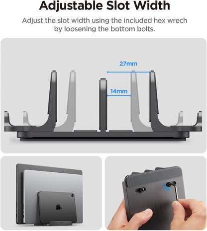 Vertical Laptop Stand Holder for Desk