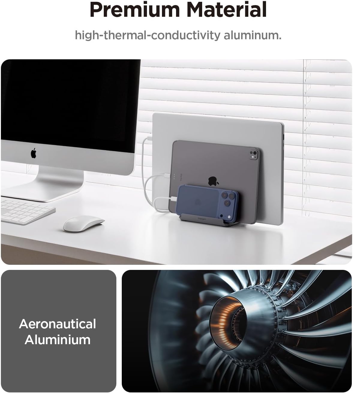 Vertical Laptop Stand Holder for Desk