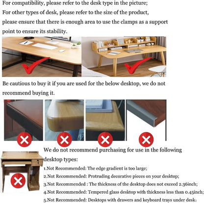 Ergonomic Arm Support for Desk Office Rotating Mouse Arm Rest Mouse Pad Clamp-On Mouse Shelf Desk Hand Rest for Computer Table Arm Support Mouse Pad Tray