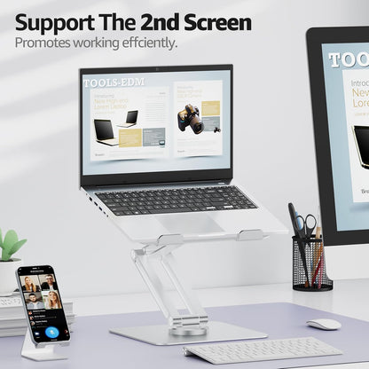 360° Rotating Laptop Stand for Desk fit 10-17" Device