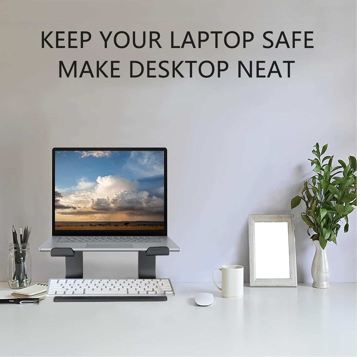 360° Rotating Laptop Stand for Desk fit 10-17" Device