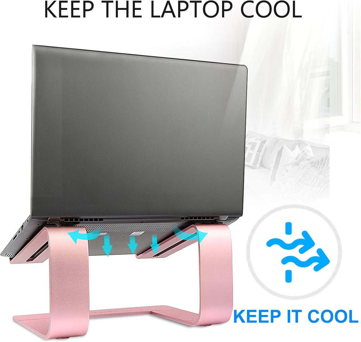 360° Rotating Laptop Stand for Desk fit 10-17" Device