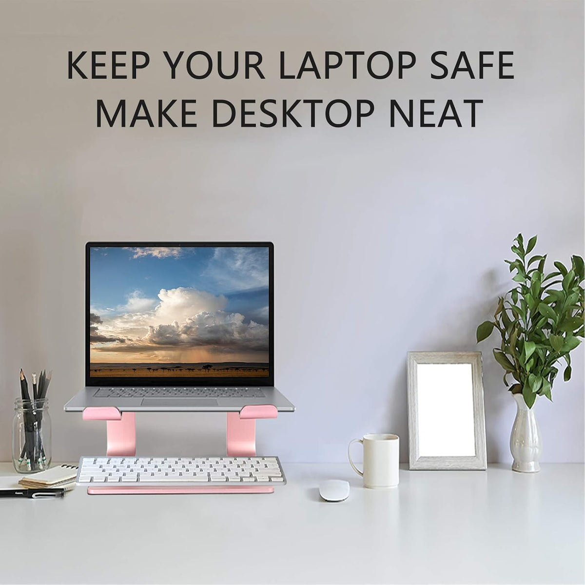 360° Rotating Laptop Stand for Desk fit 10-17" Device