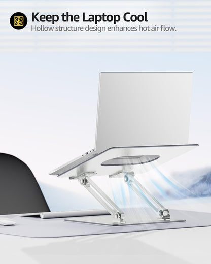 360° Rotating Laptop Stand for Desk fit 10-17" Device