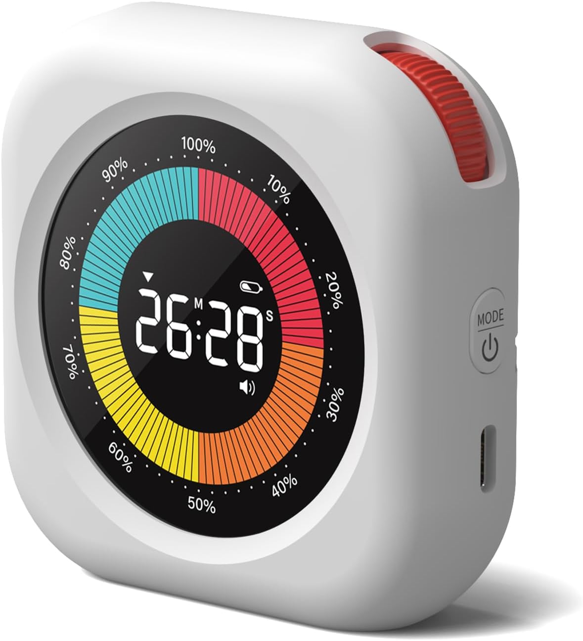 Visual Timer for Kids, Rechargeable 10-Hour Countdown/Up Timer