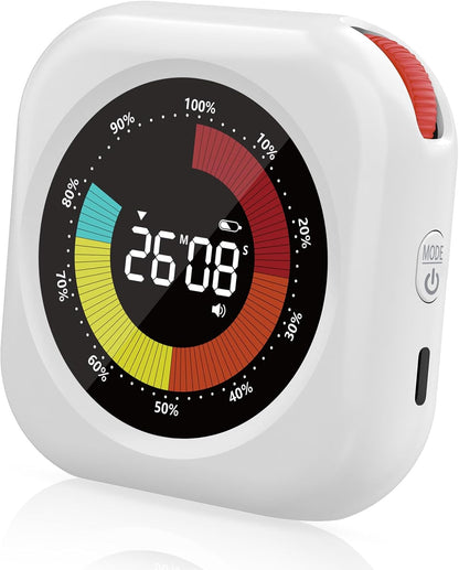 Visual Timer for Kids, Rechargeable 10-Hour Countdown/Up Timer