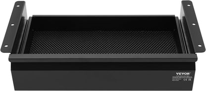 Under Desk Drawer Slide Out, 26 inch Under Desk Mounted Pull-out Drawer Attachment, Hidden Under Counter Drawers for office Home Sit Stand Workstation, Black