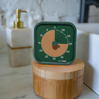 MOD - Home Edition - Individual Sized 60 Minute Visual Countdown Timer for ADHD, Adults, Students, and Pomodoro with Silent Operation (Metallic Midnight)