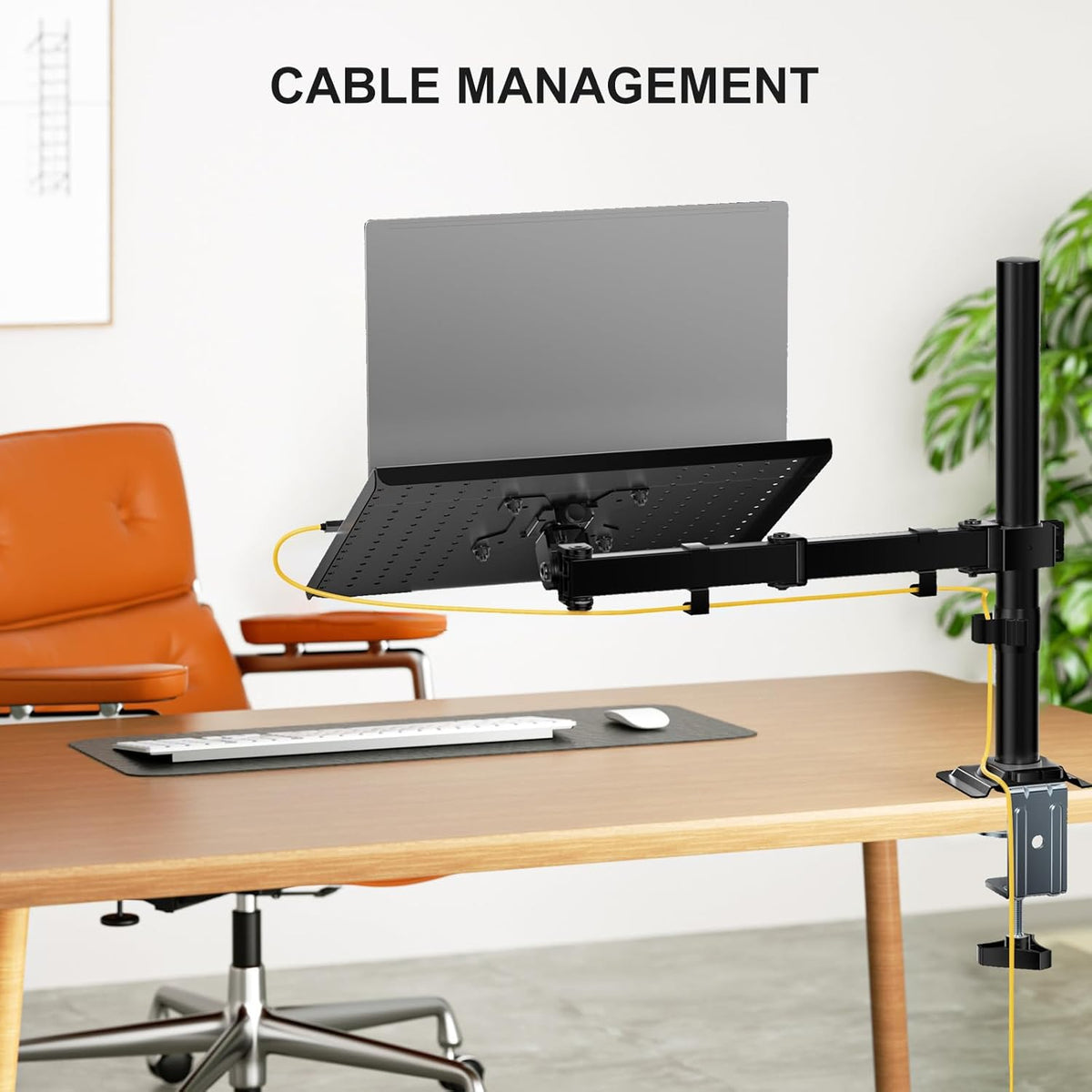 Adjustable Laptop Desk Mount for 17 inch Notebook or 32 inch Screen