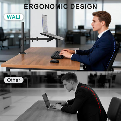 Adjustable Laptop Desk Mount for 17 inch Notebook or 32 inch Screen