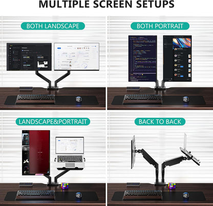 Adjustable Laptop Desk Mount for 17 inch Notebook or 32 inch Screen