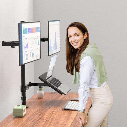 Adjustable Laptop Desk Mount for 17 inch Notebook or 32 inch Screen