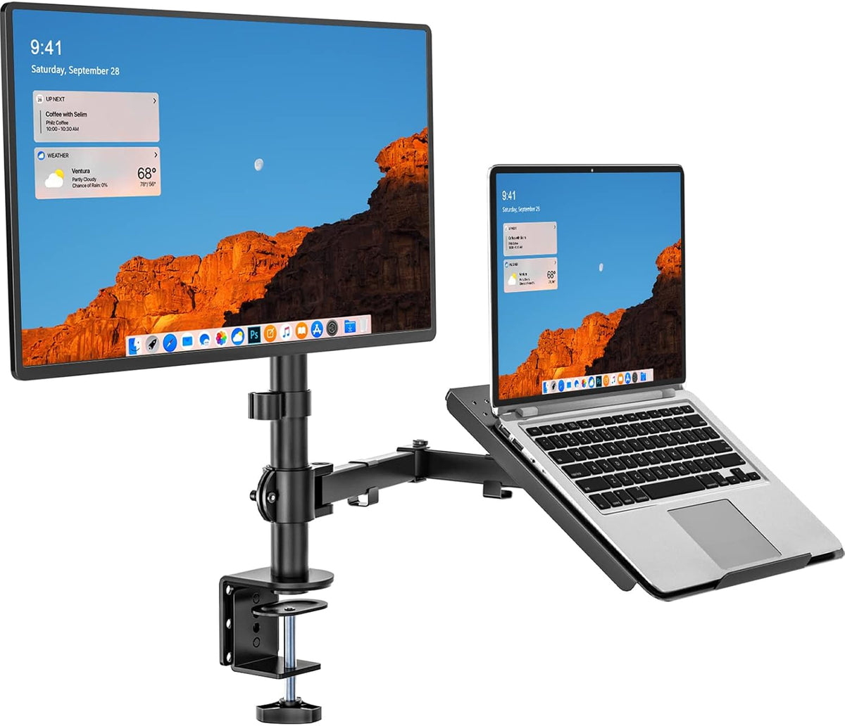 Adjustable Laptop Desk Mount for 17 inch Notebook or 32 inch Screen