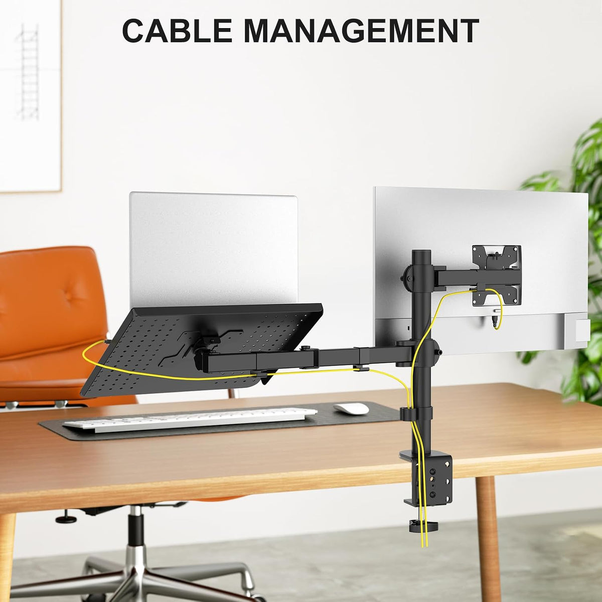 Adjustable Laptop Desk Mount for 17 inch Notebook or 32 inch Screen