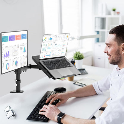 Adjustable Laptop Desk Mount for 17 inch Notebook or 32 inch Screen