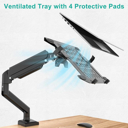 Adjustable Laptop Desk Mount for 17 inch Notebook or 32 inch Screen