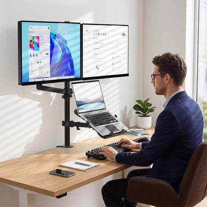 Adjustable Laptop Desk Mount for 17 inch Notebook or 32 inch Screen