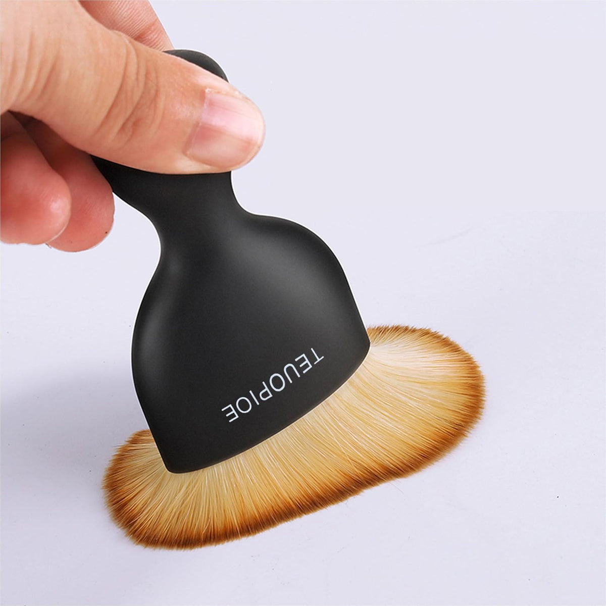 Car Detailing Brush for Interior Dusting and Air Vents, Brown