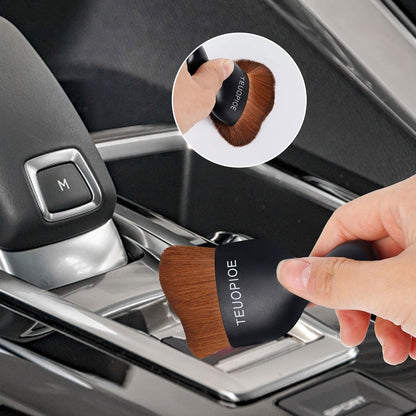 Car Detailing Brush for Interior Dusting and Air Vents, Brown