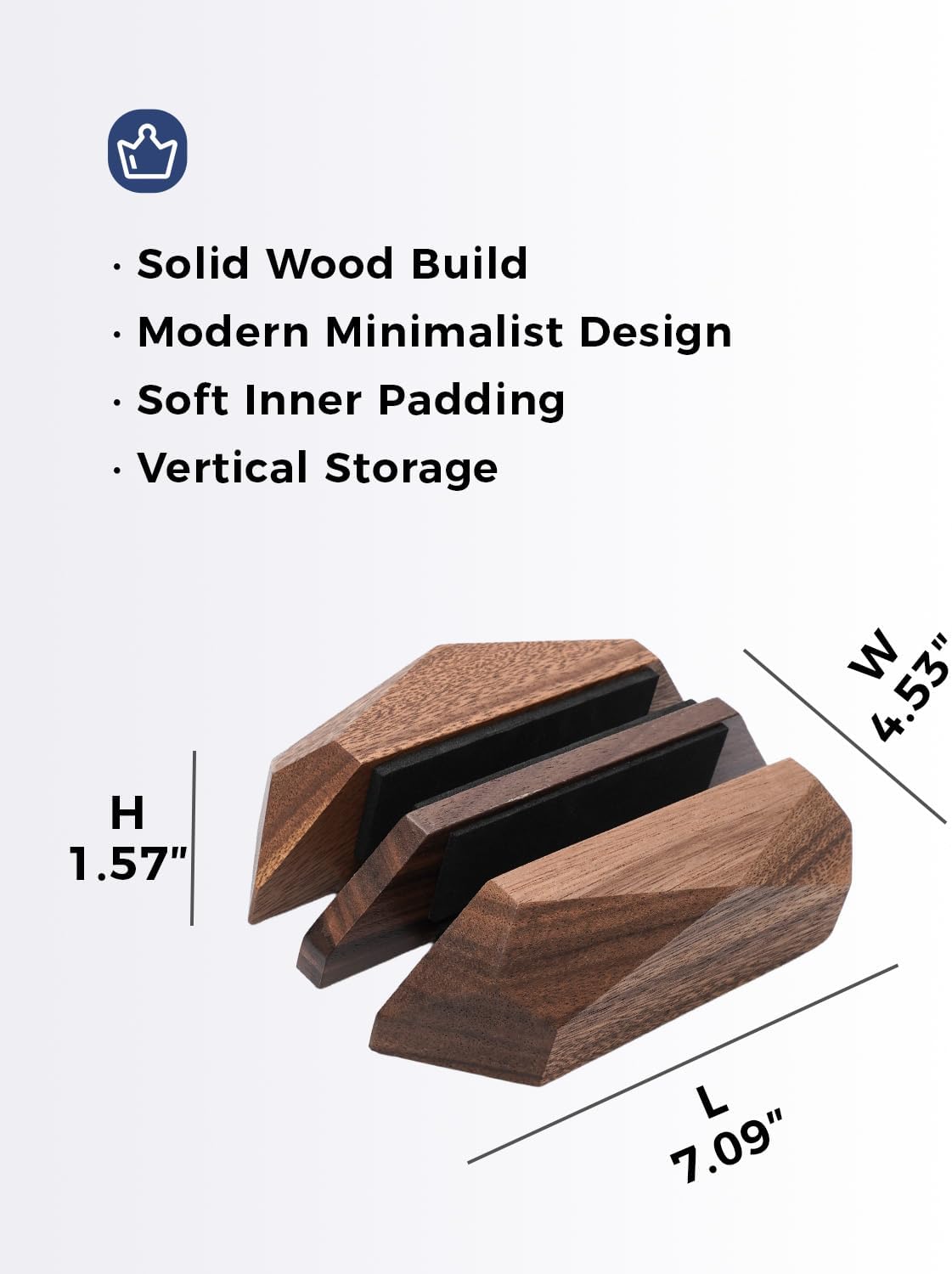 Adjustable Vertical Laptop Stand, MacBook Holder with Wood, Wooden Laptop Stand, Vertical Laptop Holder for Desk, Width Adjustable Dock Fits All MacBook/Surface Pro