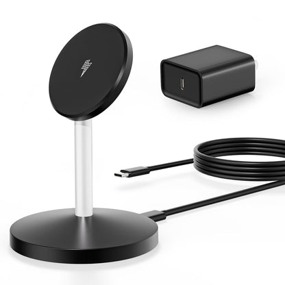 Magnetic Wireless Mag Safe Charger iPhone Stand,Magnet Wireless iPhone Charger Stand 6FT Fast Mag-Safe Charging Station Pad for Apple iPhone 16 Pro Max/16/16 Plus/15 Pro Max/14/13/12,AirPods Pro 2/3/4
