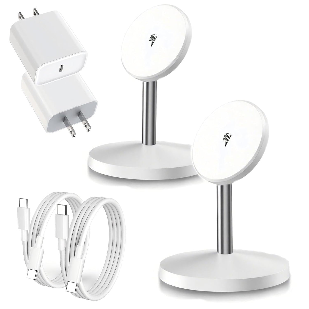 Magnetic Wireless Mag Safe Charger iPhone Stand,Magnet Wireless iPhone Charger Stand 6FT Fast Mag-Safe Charging Station Pad for Apple iPhone 16 Pro Max/16/16 Plus/15 Pro Max/14/13/12,AirPods Pro 2/3/4