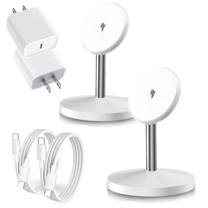 Magnetic Wireless Mag Safe Charger iPhone Stand,Magnet Wireless iPhone Charger Stand 6FT Fast Mag-Safe Charging Station Pad for Apple iPhone 16 Pro Max/16/16 Plus/15 Pro Max/14/13/12,AirPods Pro 2/3/4