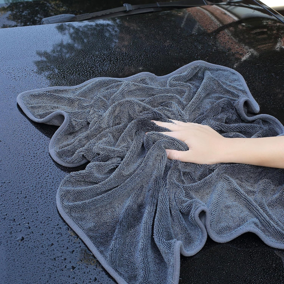 18 Pack Microfiber Cleaning Cloth, Kitchen Towels for Dish Drying Washing, Absorbent Streak Free Lint Free Rags for Cleaning, Reusable and Washable Towels - 10" x 10"