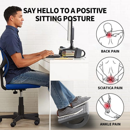 Foot Rest Under Desk at Work, Foot Stools for Under Office Desk