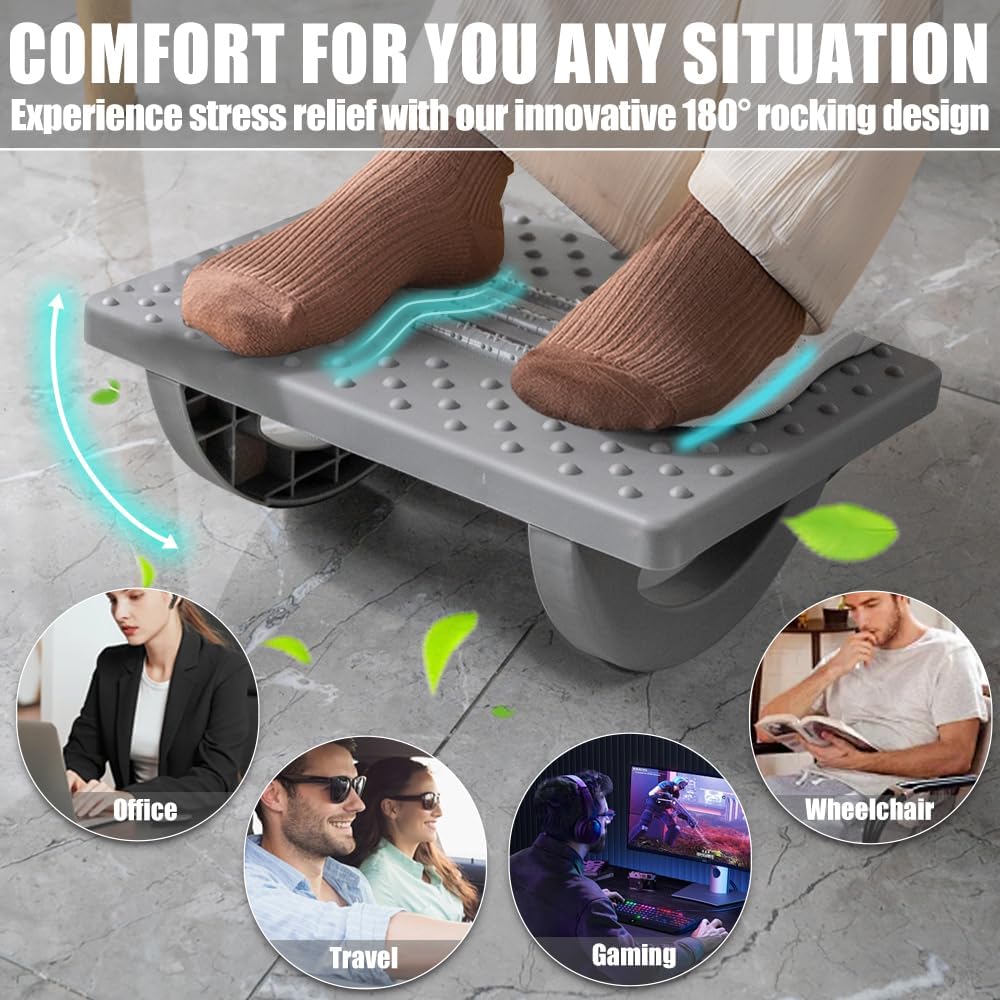 Foot Rest Under Desk at Work, Foot Stools for Under Office Desk