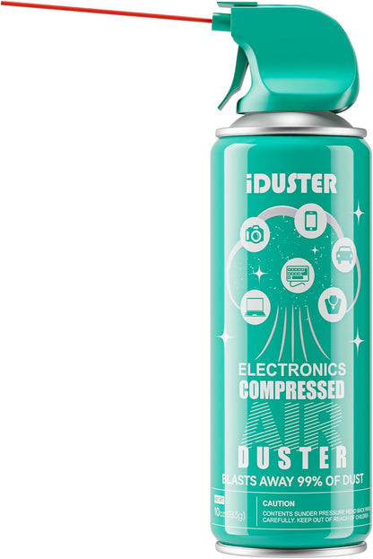 Compressed Air Duster Can for Electronics - 10oz Keyboard Cleaner Air Spray for Computer Cleaning, 1PCS