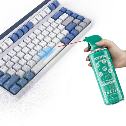 Compressed Air Duster Can for Electronics - 10oz Keyboard Cleaner Air Spray for Computer Cleaning, 1PCS