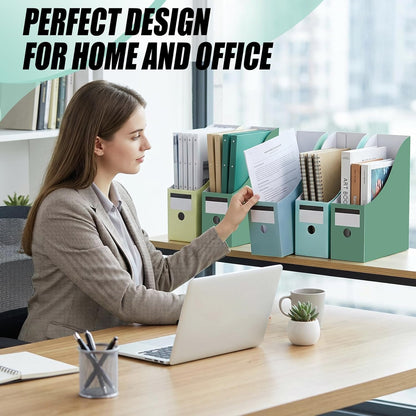 24 Pcs Magazine Files Cardboard Holders,Classic,Black