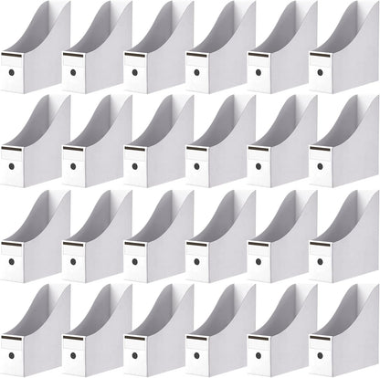 24 Pcs Magazine Files Cardboard Holders,Classic,Black