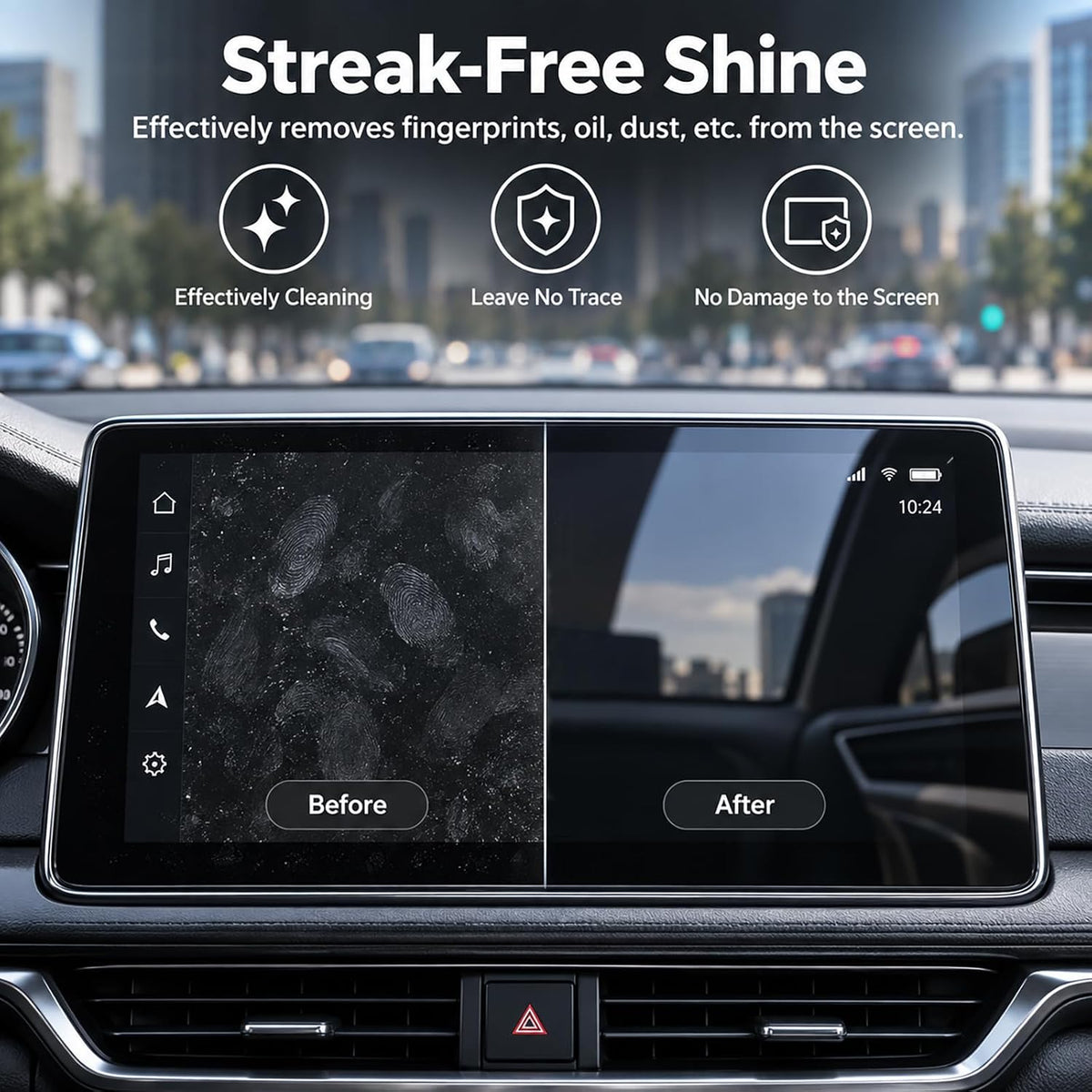 Car Screen Cleaner Spray for Phone iPad Laptop Car Display - Cream