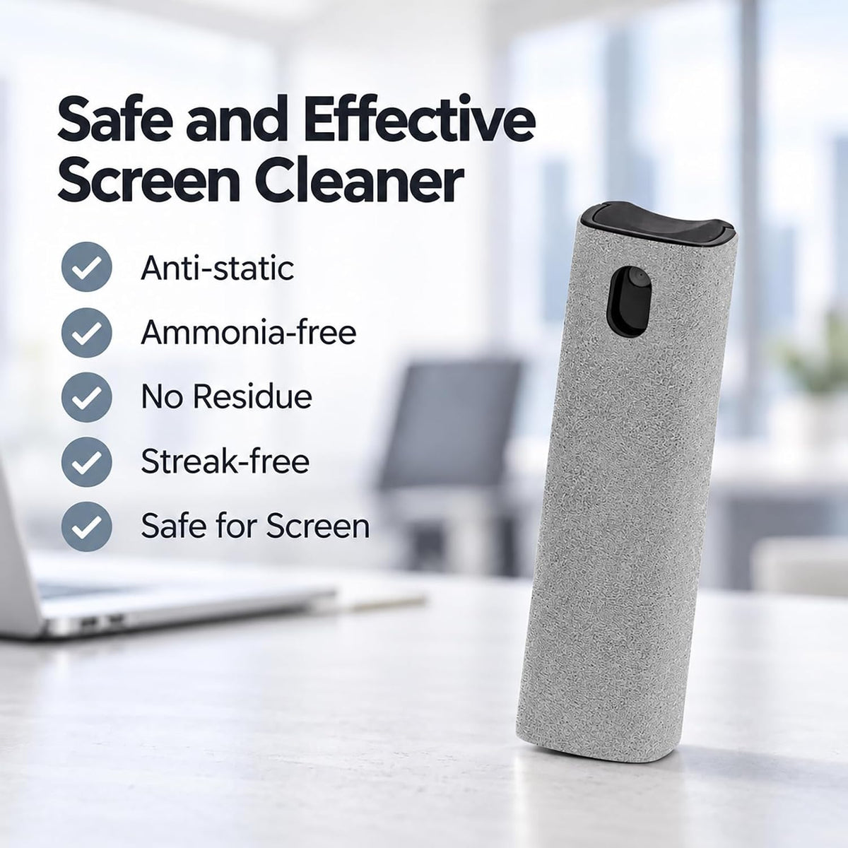 Car Screen Cleaner Spray for Phone iPad Laptop Car Display - Cream