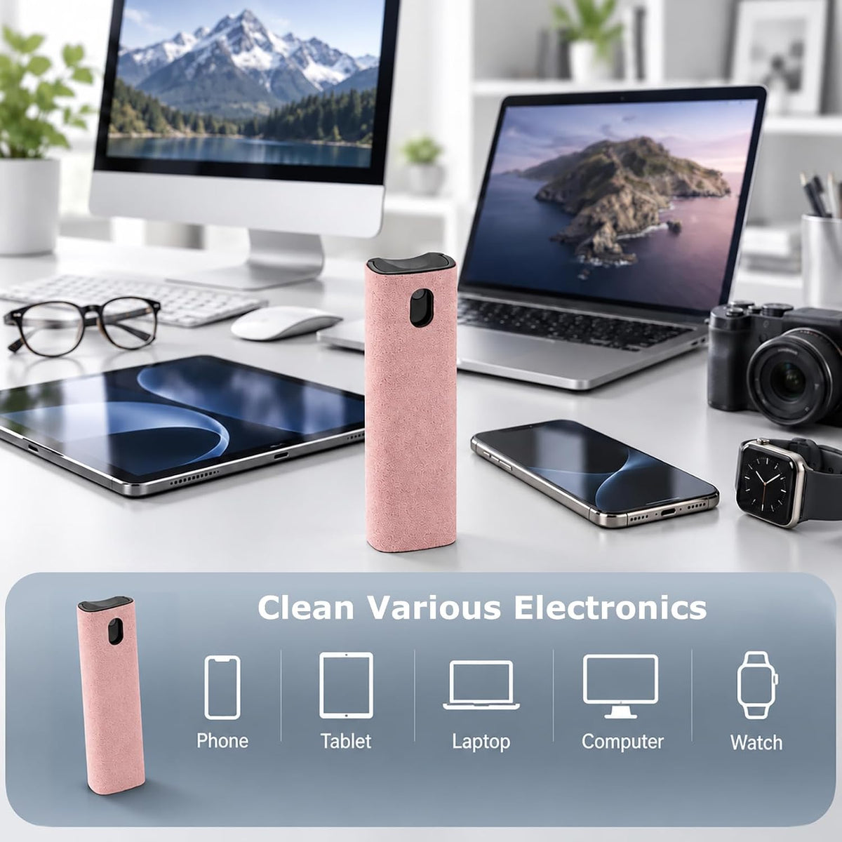 Car Screen Cleaner Spray for Phone iPad Laptop Car Display - Cream