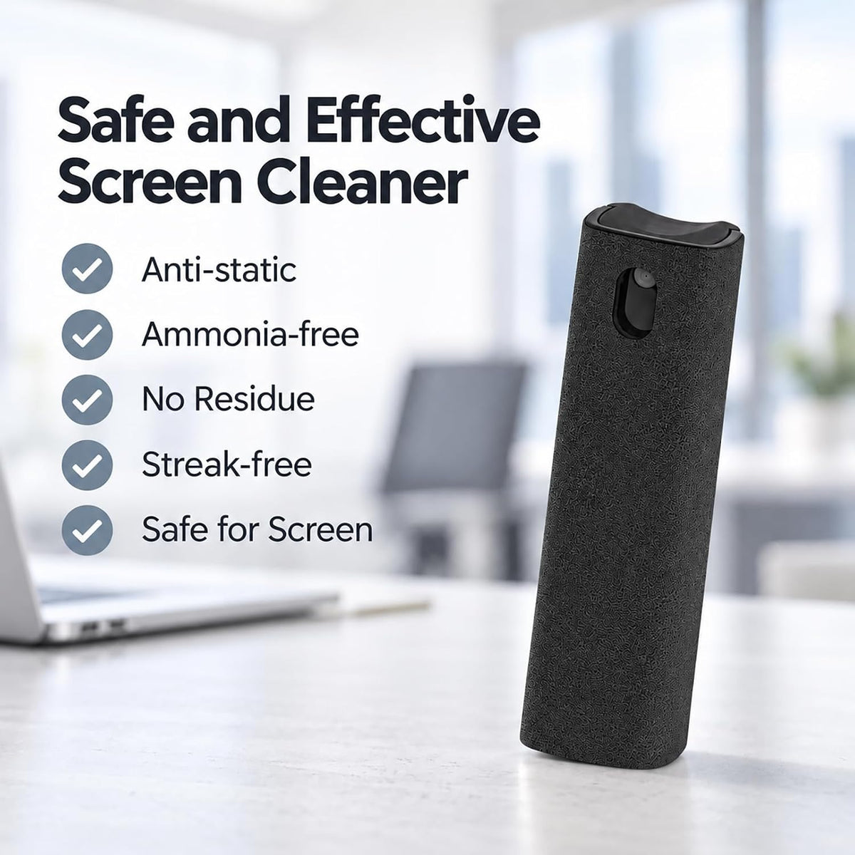 Car Screen Cleaner Spray for Phone iPad Laptop Car Display - Cream