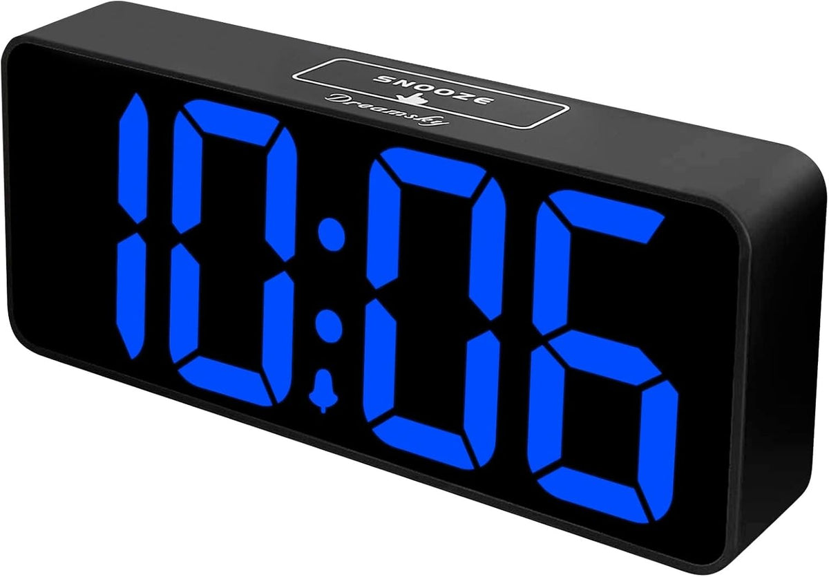Large Digital Alarm Clock Big Number for Seniors/Visually Impaired