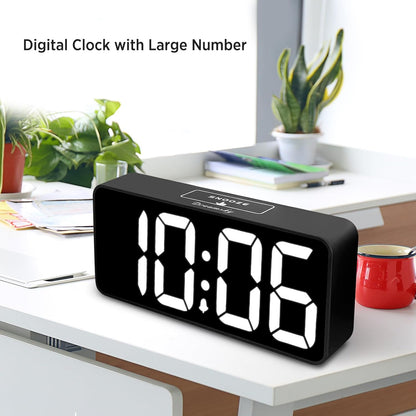 Large Digital Alarm Clock Big Number for Seniors/Visually Impaired