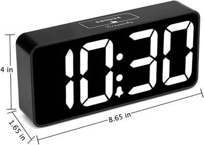 Large Digital Alarm Clock Big Number for Seniors/Visually Impaired