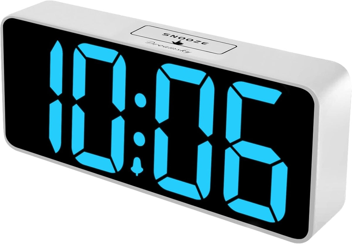 Large Digital Alarm Clock Big Number for Seniors/Visually Impaired