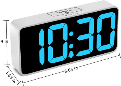 Large Digital Alarm Clock Big Number for Seniors/Visually Impaired
