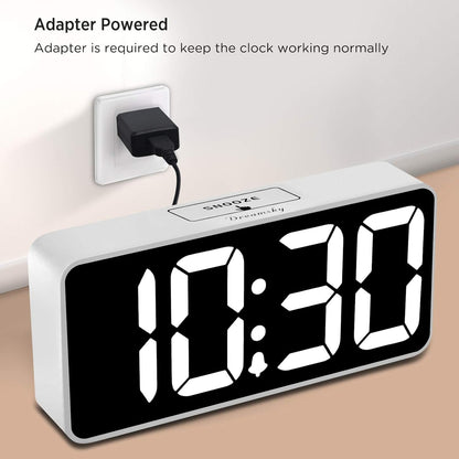 Large Digital Alarm Clock Big Number for Seniors/Visually Impaired